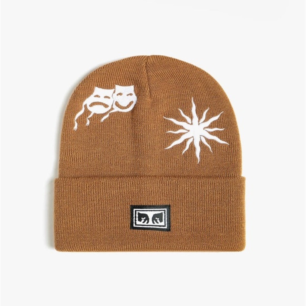 New🌟Obey Flash Beanie | Duck Brown